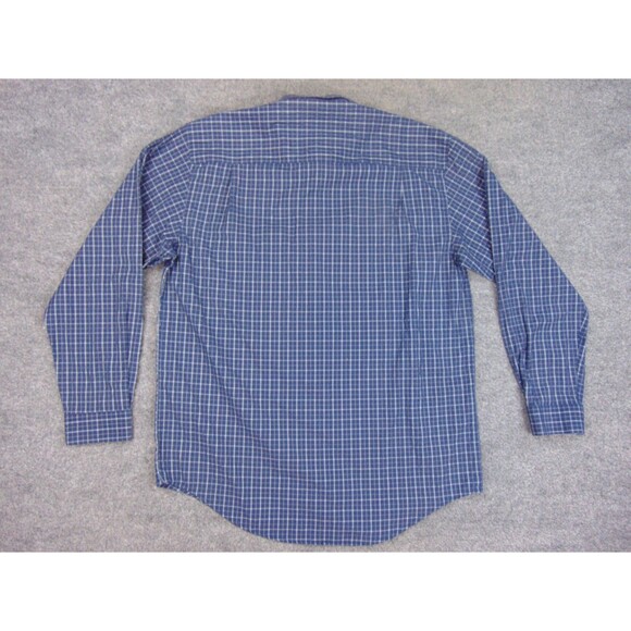 Auburn Tigers Shirt Mens Large Blue White Plaid Button Up‎ Long Sleeve - Picture 3 of 9